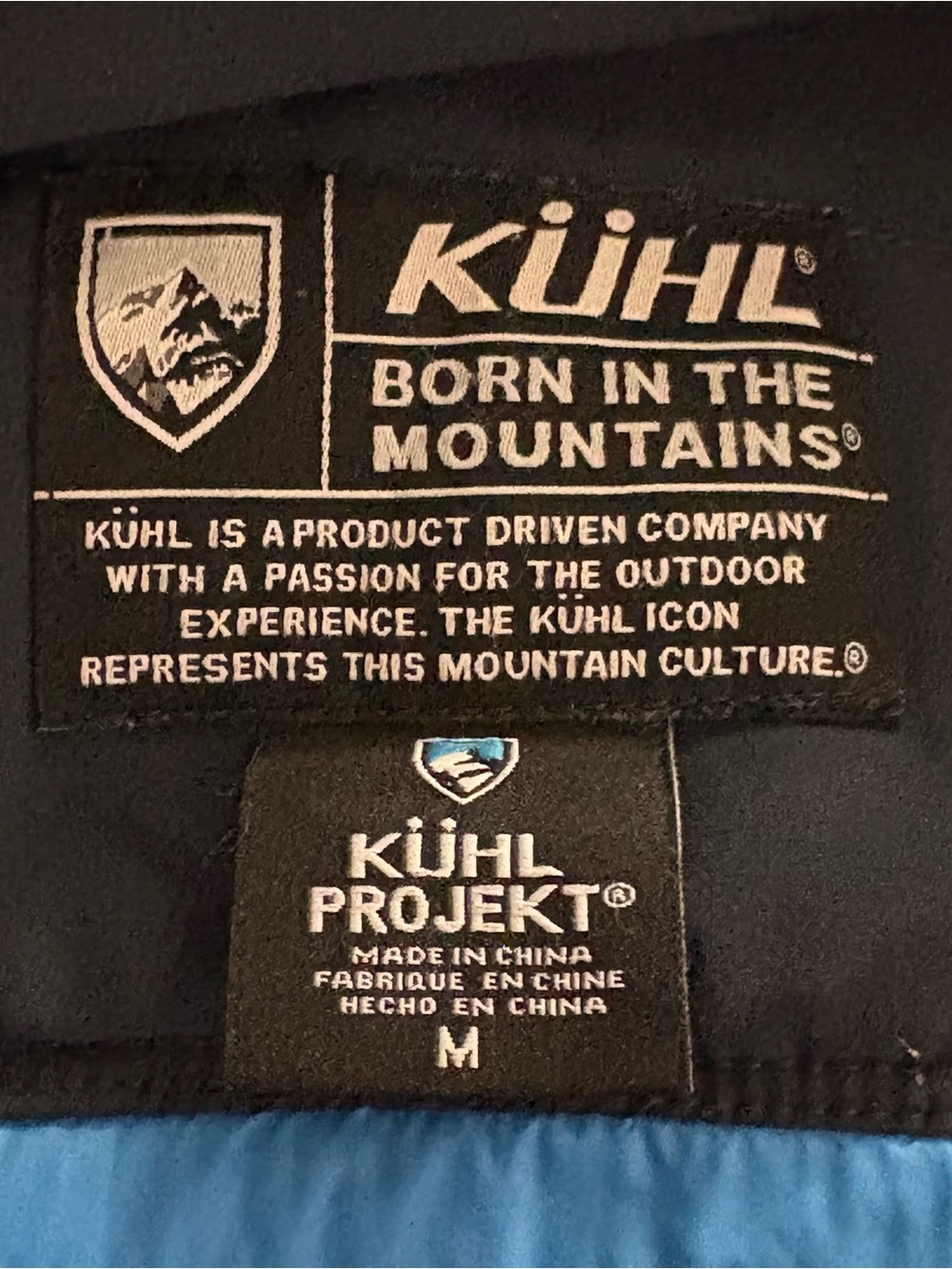 Kuhl Spyfire Jacket Mens M Navy Midnight Blue Down Puffer Full Zip 1064 Gorpcore - Picture 7 of 12